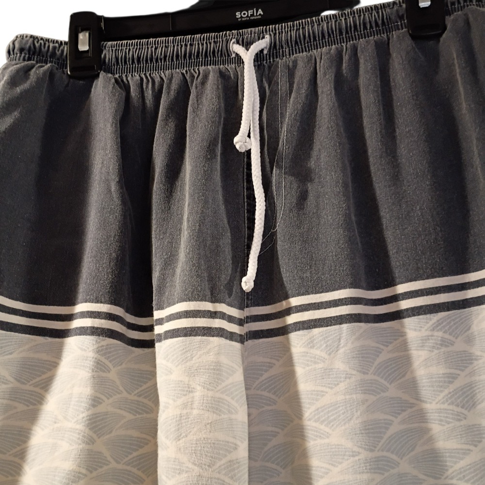 Men's Coop Select Athletic 100% Cotton Lightweight Shorts Size XXL Black Gray - Picture 3 of 8
